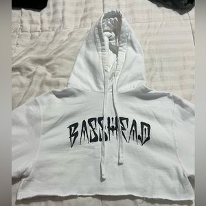 BASSHEAD cropped hoodie